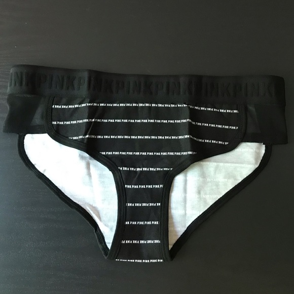 New Victoria’s Secret PINK Logo Hipster Panties - Medium - Picture 1 of 2